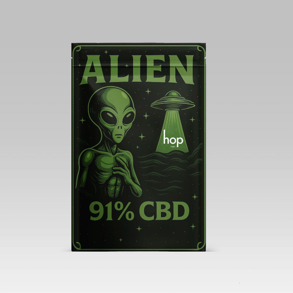 🛸 Hop Vape Alien – Cartouche CBD 91% 1ML
