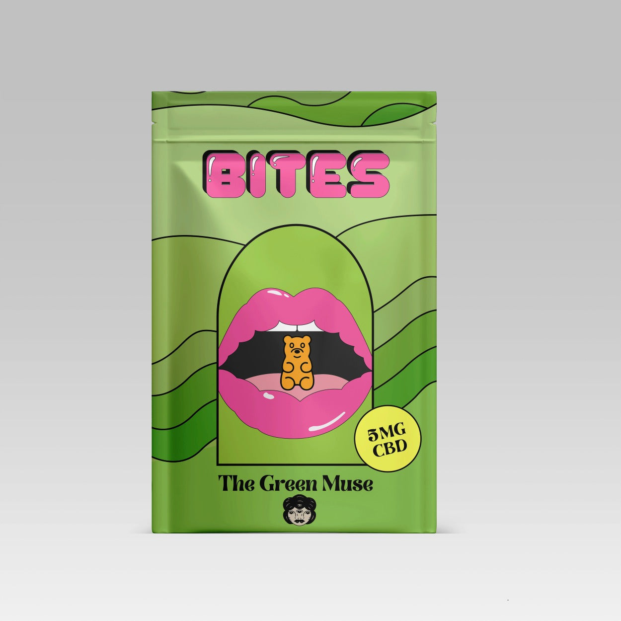 Gummies CBD The Green Muse - 5 mg Naturales y Veganas Sin THC