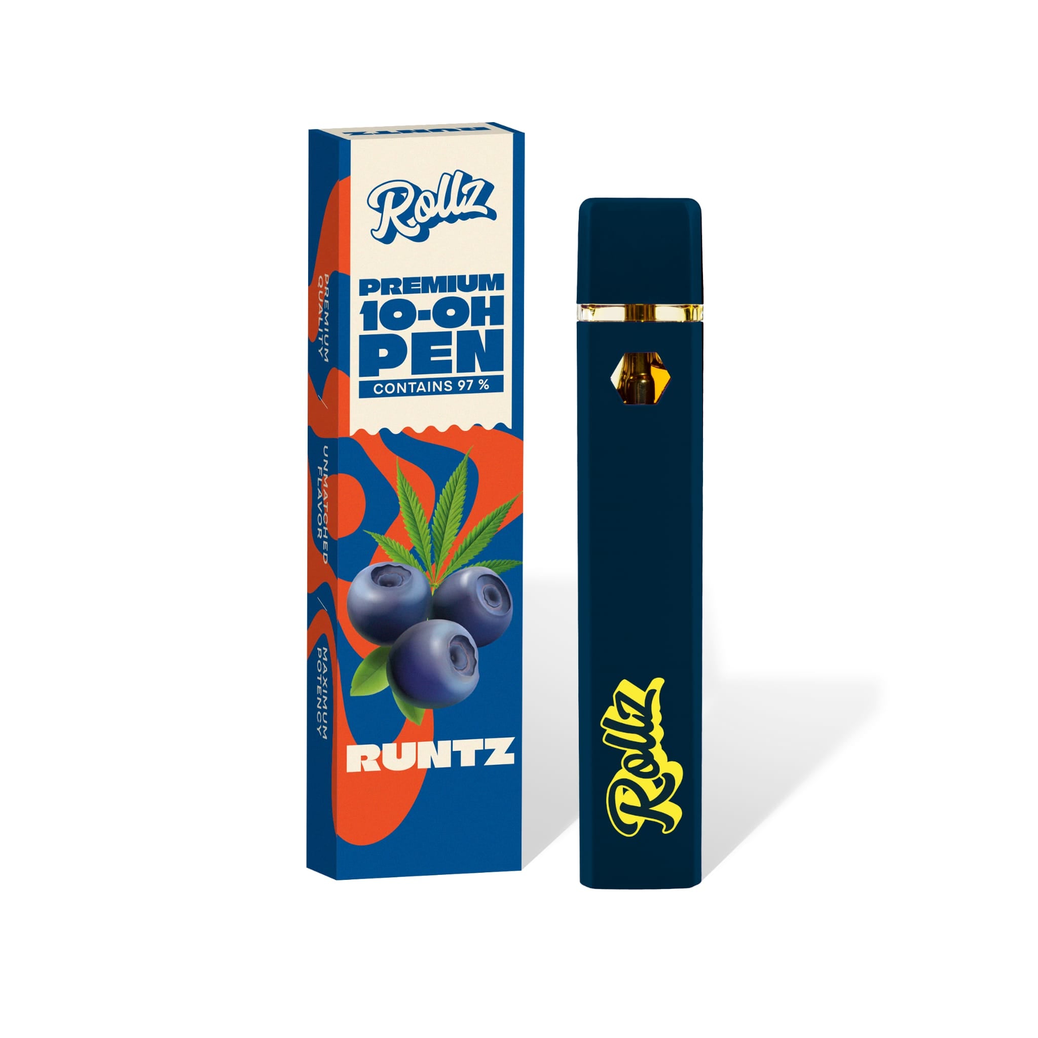 Vape 10-OH 97% Live Resin Otras Moléculas HHC Rollz x The Green
